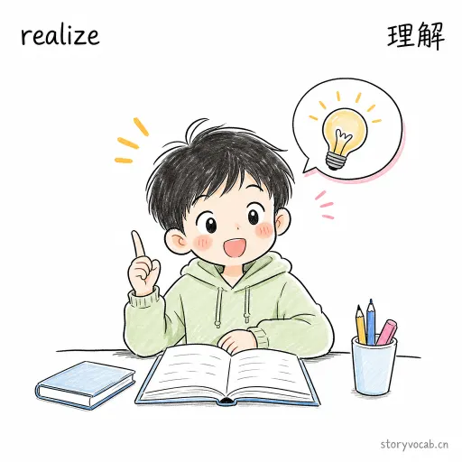 realize 单词卡片